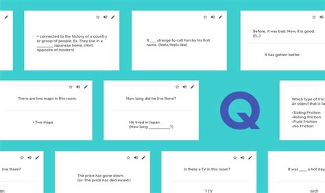 Quizlet Printable Flashcards