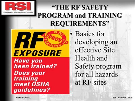 RF Safety Training Requirements