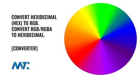 RGB to hex and hex to RGB