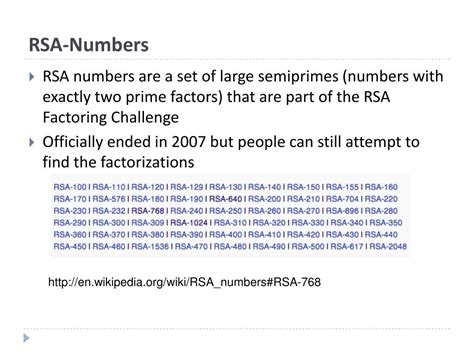 RSA Numbers