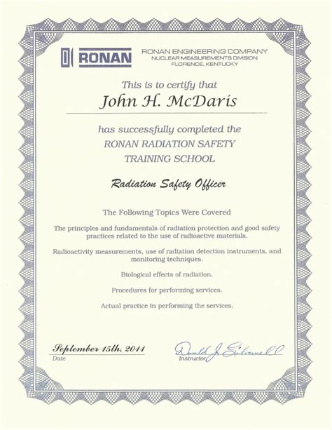 RSO certification