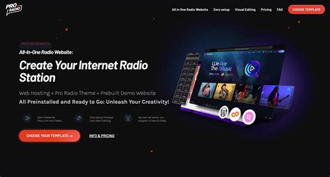 Radio Station Website Templates
