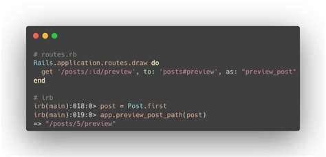 Rails Check output of path helper from console