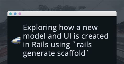 Rails How to run rails generate scaffold when the model already exists