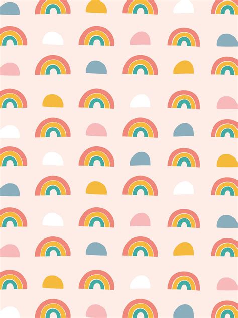 Rainbow Wallpaper for Kids