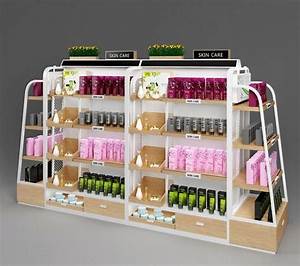 rak display toko kosmetik rumahan
