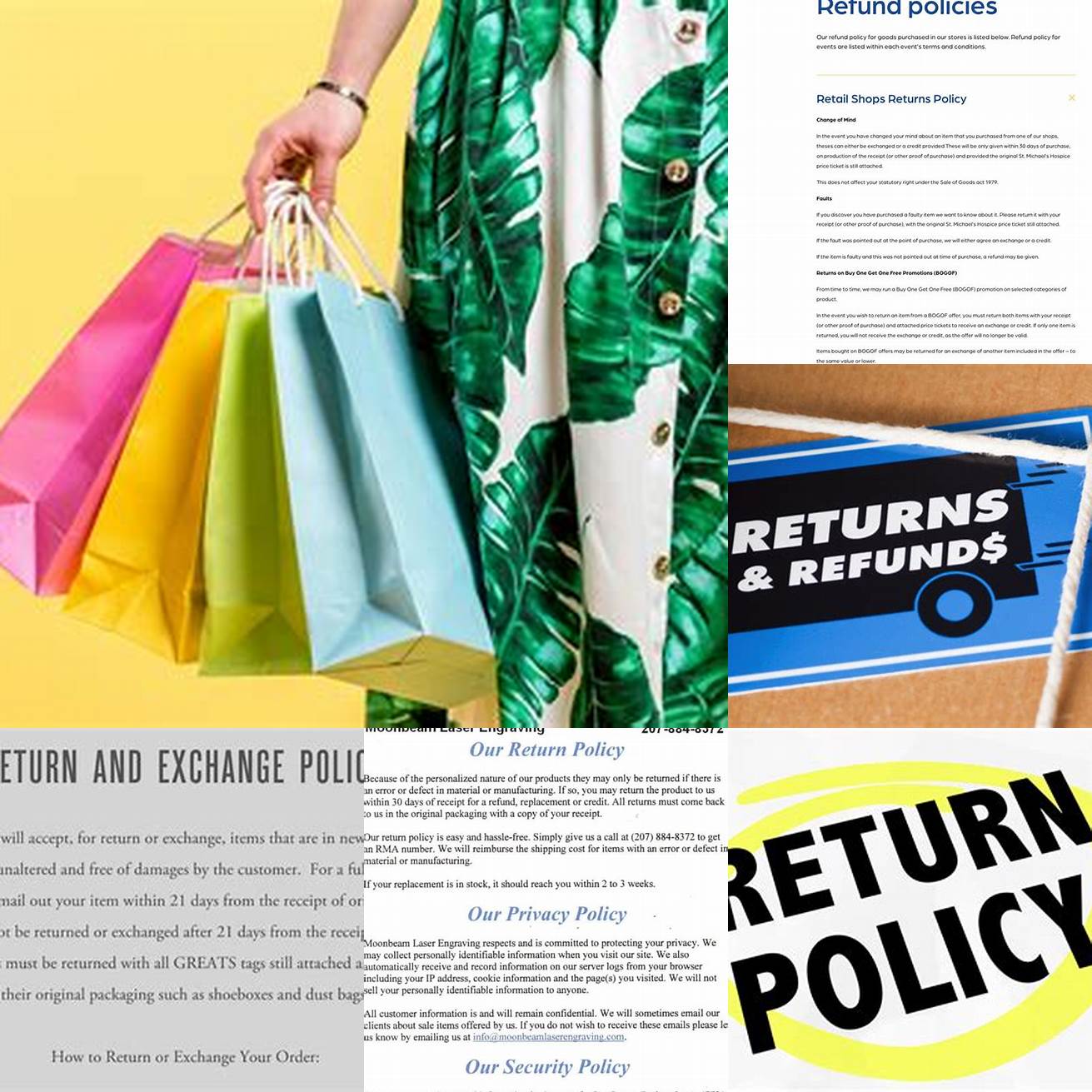 Read the Returns Policy