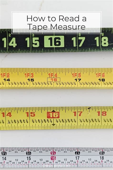 Read Tape Measure Chart