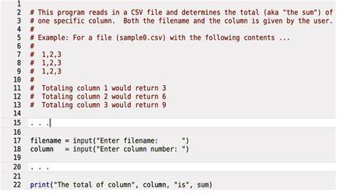 Read specific columns from a csv file with csv module
