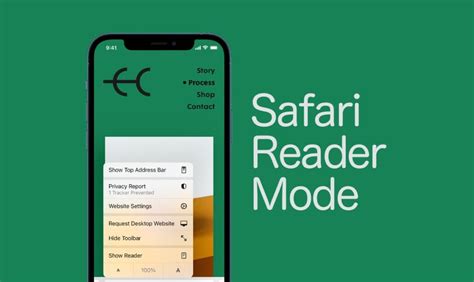 Reading Mode Safari