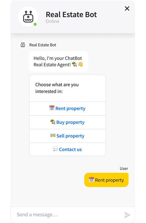 Real Estate Chatbot Template