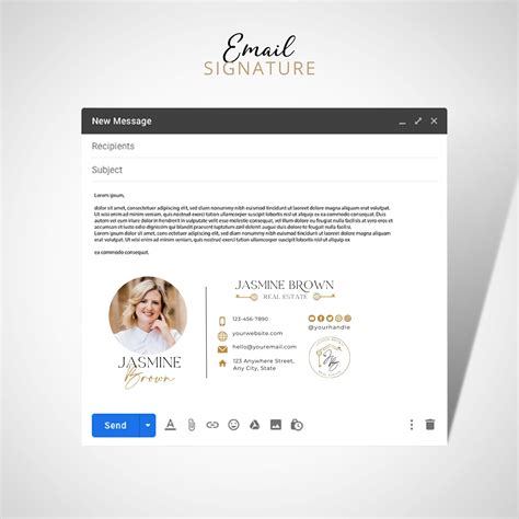 Real Estate Email Signature Template