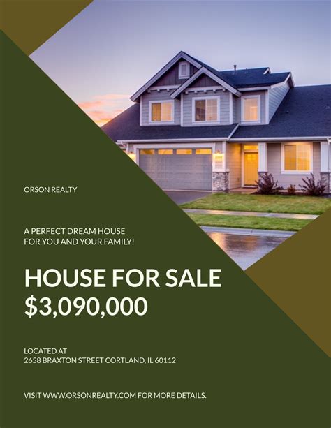 Real Estate Flyer Template