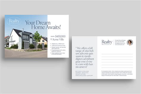Real Estate Postcard Template