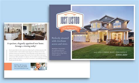 Real Estate Postcards Templates