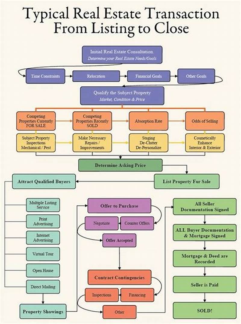 Real Estate Transaction Process Flow Chart