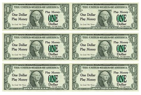 Real Looking Fake Money Printables
