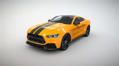 Realistic Car 3D Model