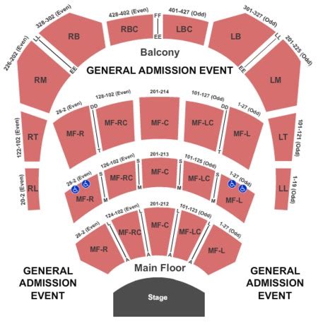 Reardon Auditorium Seating Chart