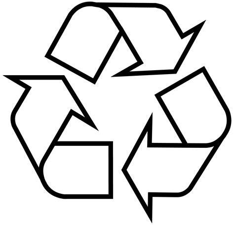 Recycling Symbol Template