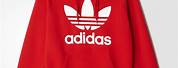 Red and Black Adidas Sweater