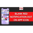 Red dot notification