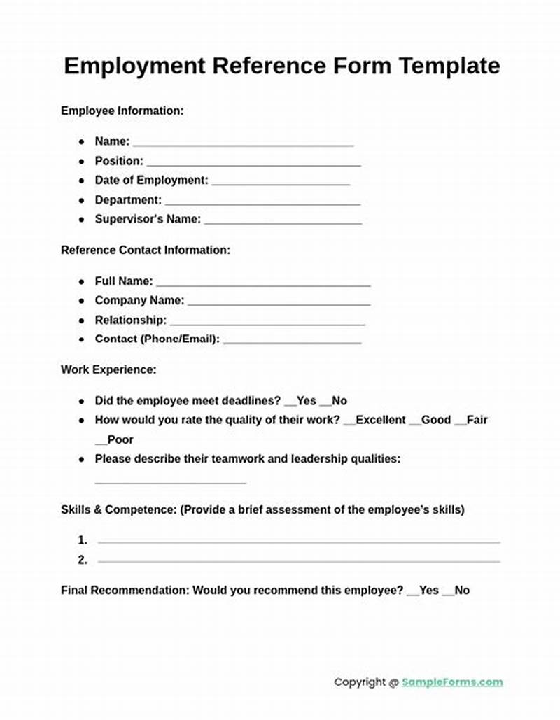 Reference Form Format