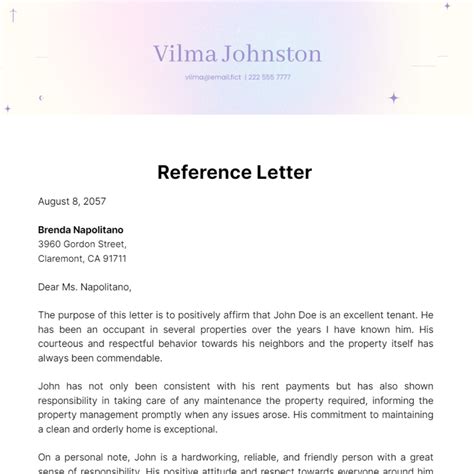Reference Template Word