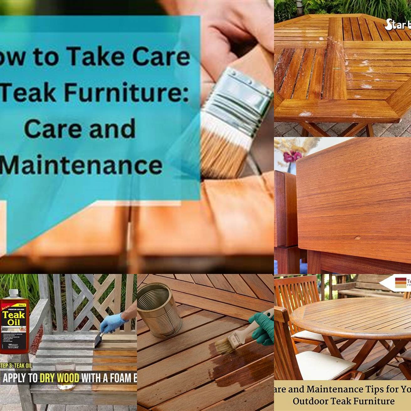 Reff Teak Furniture Care