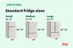 Refrigerator Sizes