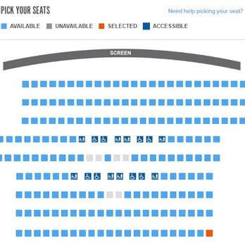 Regal Cinemas Seating Chart