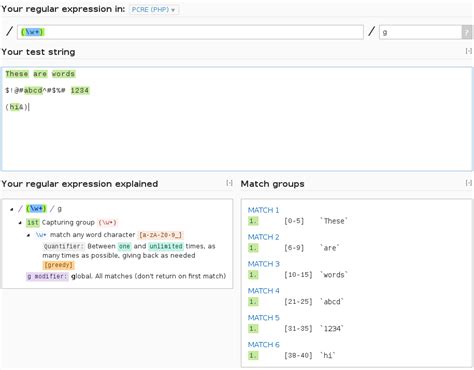 Regex to match one of two words