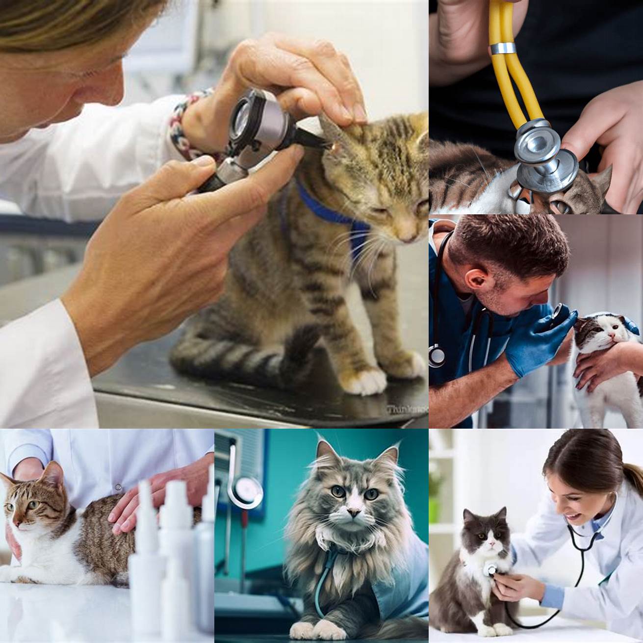 Regular Checkups Take your cat to the vet for regular checkups to ensure their eyes are healthy