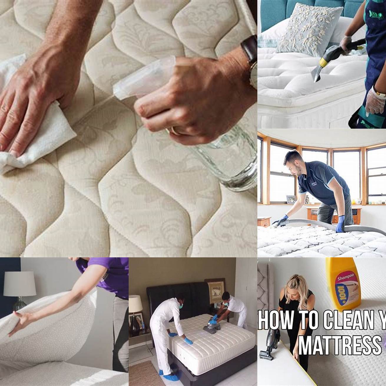 Regularly clean the bed frames and mattresses