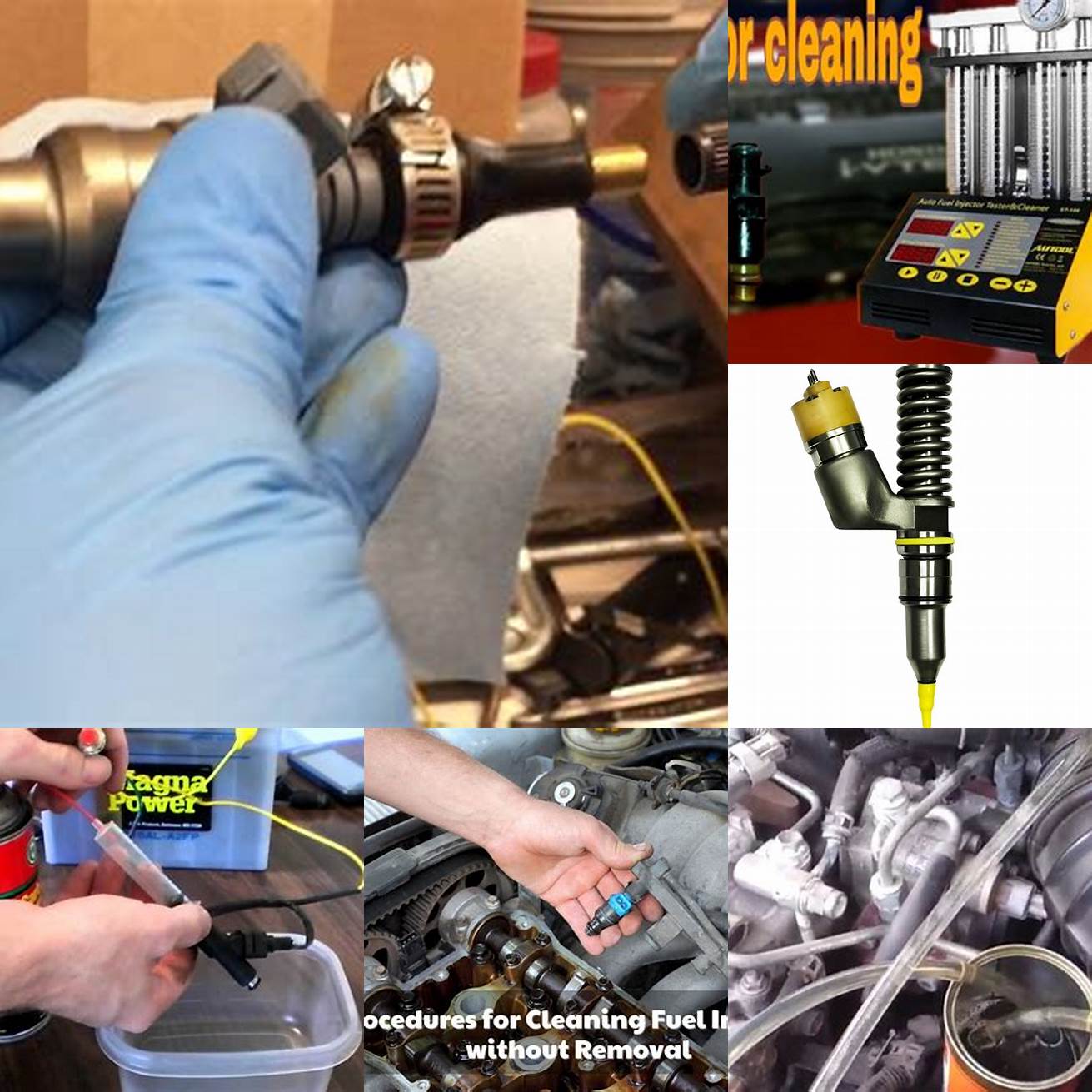 Regularly inspect and clean the injectors