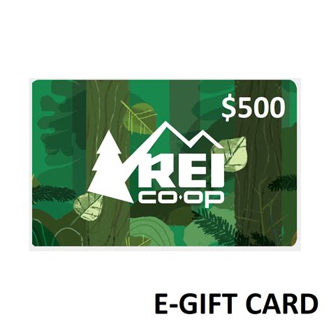 Rei Printable Gift Card