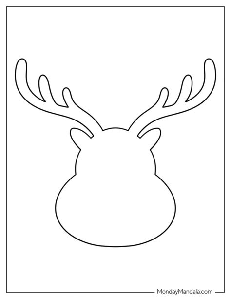 Reindeer Template Head
