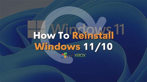 Reinstall Windows