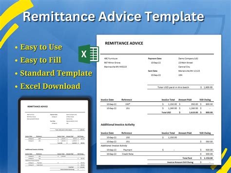 Remittance Notice Template