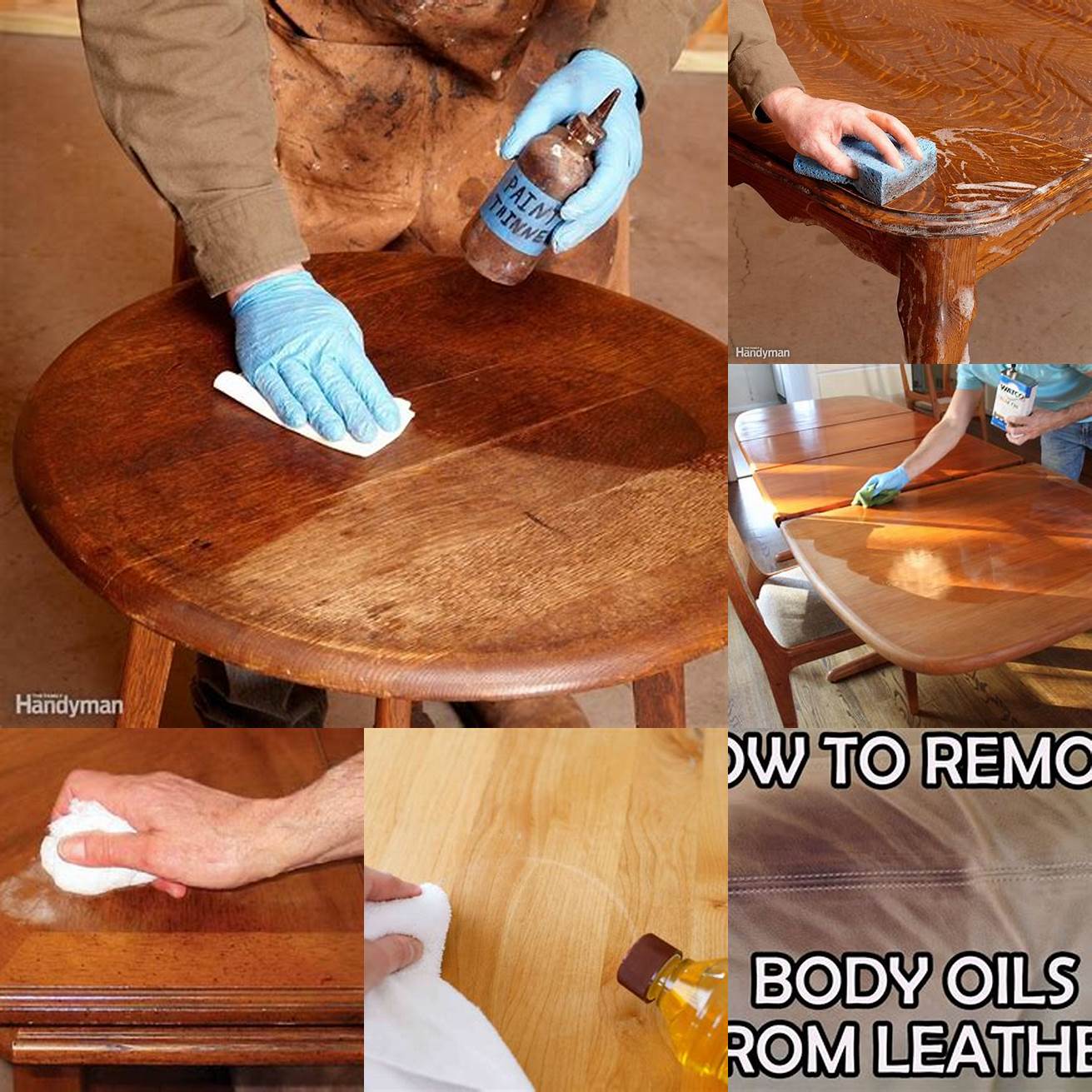 Removing excess oil
