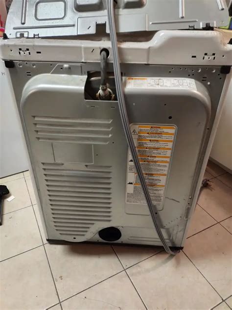 Removing a Dryer Back Panel