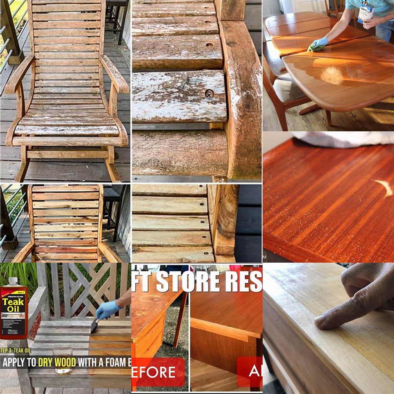 Repair Teak Wood