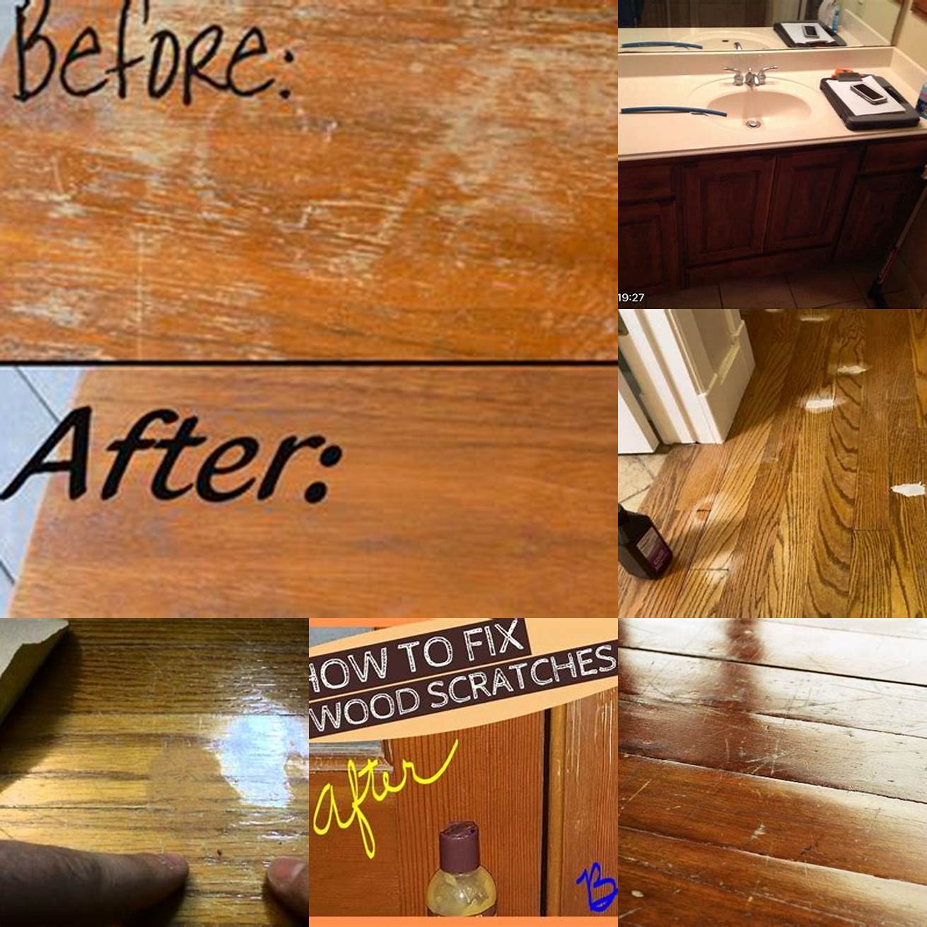 Repair any damage If your wood vanity gets scratched or dented you can usually repair it with a wood filler or sandpaper Just be sure to match the color and grain of the wood as closely as possible