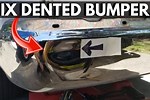 Repairing Dented Chrome Bumper
