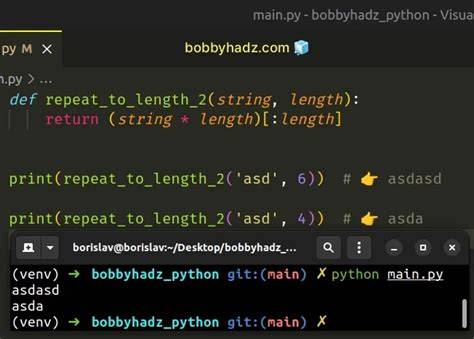 Repeat string to certain length