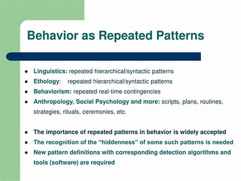 Repeated Behavior Pattern Following A Round Shape