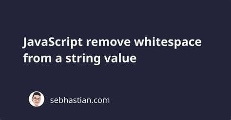 Replace multiple whitespaces with single whitespace in JavaScript string
