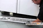 Replacing Refrigerator Front Grill