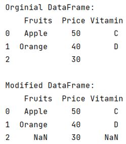 Replacing blank values white space with NaN in pandas