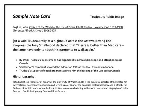 Research Notecard Template